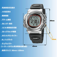 ノア精密 電波ソーラーウォッチ XXW-500 SM 1個（直送品）