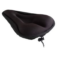 YAMAZEN らくらくサドルカバー ハイブリッド4層構造でお尻をサポート 優しい乗り心地 YZ-SDC-BK 1個（直送品）
