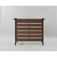 YAMAZEN エアコン室外機カバー 人工木 国内最大級のエアコン室外機(29畳用)にも設置可能 MWAC-110(NA) 1台