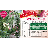 第一ビニール フラワーアーチ ブラック 120cm 4968438017778 1個