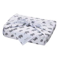 トルネ ランチクロス ナフキン アニマル ホワイト 大判 240451 1個（直送品）