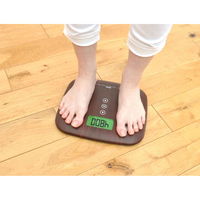 ドリテック 体重体組成計 体重計 体組成計 木目調 デジタル表示 ダークウッド 243551 1個（直送品）