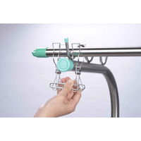 下村企販 竿止め 竿外れ防止 ダブルピンチ 2個組 ステンレス竿ピンチ 258378 1個（直送品）