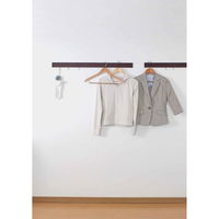 オリジン工業 壁掛け レール フック なげし 約 幅90cm フック付 長押 石膏ボード用 セピア 263122 1個（直送品）