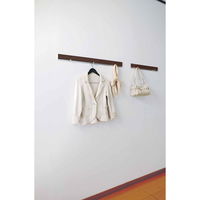 オリジン工業 ハンギングレール 長押レール フック付 幅90cm 壁掛け セピア 263135 1個（直送品）
