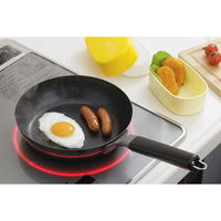 下村企販 フライパン 22cm ファイバーライン加工 鉄製 IH対応 266652 1個（直送品）