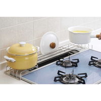 下村企販 コンロ奥ラック　75cmコンロ奥用　ステンレス製 266703 1個（直送品）