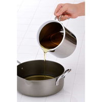 下村企販 オイルポット ステンレス製カートリッジ式オイルポット 0.6L 日本製 278968 1個（直送品）