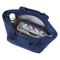 トルネ ランチバッグ バトゥ・ネイビー 保冷バッグ ファスナー付き 281875 1個（直送品）