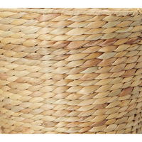 収納ボックス バスケット 内布 約 幅18×奥行26×高さ20cm かご ウォーターヒヤシンス ナチュラル 292656 1個 ちどり産業（直送品）