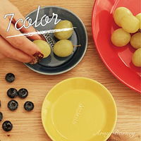 フリート 豆皿 11cm 箸休め ミニ プレート 小皿 陶器 食器 日本製 イエロー 298853 1個（直送品）