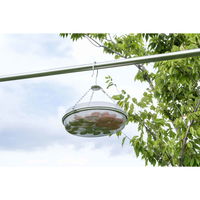 下村企販 干しかご 干し網 ドライフルーツバスケット 2段 ステンレス製 304602 1個（直送品）