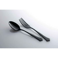 高桑金属 スプーン 19cm クラシカルノワール Classical Noir デザートスプーン ステンレス製 ホーロー 日本製（直送品）