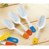 高桑金属 ミニスコップ 11cm クルール Couleur ステンレス製 計量スプーン ホーロー 日本製 レッド 321806 1個（直送品）