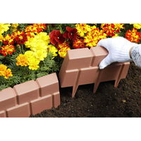 下村企販 ガーデニング用品 花壇 仕切り ガーデンエッジ レンガ調 12個組 331075 1個（直送品）