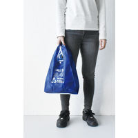 現代百貨 エコバッグ Sサイズ 環境にやさしい PETTITマイバッグ リサイクル素材 ネイビー 331417 1個（直送品）