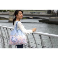 プレーリードッグ エコバッグ 折り畳み式 2way アリス ディズニー ショッピングバッグ フラワーガーデン 335593 1個（直送品）