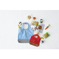 現代百貨 エコバッグ 反射で光るエコバッグ Lサイズ PASSO ソリッド ブルー 338229 1個（直送品）