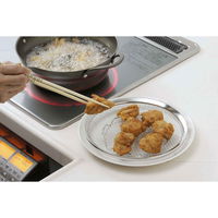 下村企販 油切り皿 大 直径22.6cm 日本製 ママクック カラッと油切り皿 347948 1個（直送品）