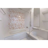 菊池襖紙工場 壁紙 幅44cm×長さ2m お風呂に貼れる フロデコ はがせる リメイクシート 花柄 ビアンカ 354922 1個（直送品）