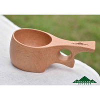 籐芸 カップ 木製 アウトドア ククサカップ 30ml FORESTABLE S 籐芸 355255 1個（直送品）