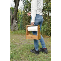 現代百貨 アウトドア キッチンペーパーボックス 幅28×奥行15×高さ30cm CAMPER 369862 1個（直送品）