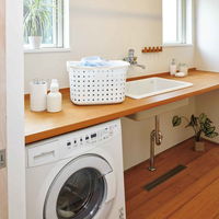 JEJアステージ ランドリーバスケット レクエア Mサイズ ホワイト 385236 1個（直送品）