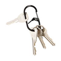 Nite Ize カラビナ G型 カラビナー ＃2 幅2.6×高さ6cm ブラック 386684 1個（直送品）