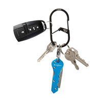 Nite Ize カラビナ G型 カラビナー #4 幅3.8×高さ7.6cm ブラック 386688 1個（直送品）