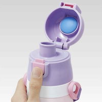 スケーター 水筒 キッズ 420ml ステンレス 2way 直飲み コップ ハッピー&スマイル 391002 1個（直送品）