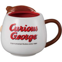 サンアート マグカップ 350ml フェイスマグ おさるのジョージ 磁器 395522 1個（直送品）