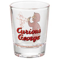 サンアート グラス 50ml ミニグラス おさるのジョージ ガラス 3 395528 1個（直送品）