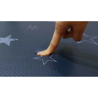 カキウチ キッチンマット 拭ける PVC 45×240cm スターライト 398184 1個（直送品）