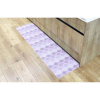 カキウチ キッチンマット 拭ける PVC 45×180cm ローズダマスク 398180 1個（直送品）