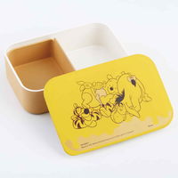 スケーター 弁当箱 1段 500ml 塗り くまのプーさん 398771 1個（直送品）