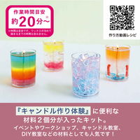カメヤマ 手作りキャンドル ゼリーキャンドルスターターキット 400922 1個（直送品）