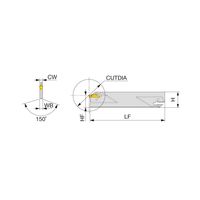 タンガロイ CGPーCHP CGP32-3D-CHP 1個（直送品）
