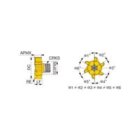 タンガロイ VFM VFM250L07.5R04I06S10:AH715 1セット(2個)（直送品）