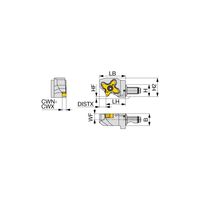 タンガロイ QC12ーSTCRーYーCHP QC12-STCR18-Y-CHP 1個（直送品）