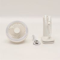 イトウ ライト付きフレキシブルファン ブルー HCF20-21DL BL 1セット(24個)（直送品）