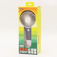イトウ 乾電池式2WAY扇風機 ネイビー HCF20-17ED NV 1セット(24個)（直送品）