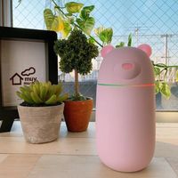 イトウ USBポート付きクマ型ミニ加湿器「URUKUMASAN(うるくまさん)」 ピンク PH180902 PK 1セット(12個)（直送品）