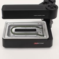 イトウ コンパクト無煙調理器 ブラック HTG-375 BK 1セット（4台）（直送品）