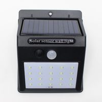イトウ 20LED センサーソーラーライト ブラック DAI-1220BK 1セット（12個）（直送品）