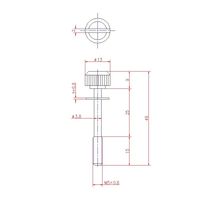 ジョー・プリンス竹下 Hー50ー2 脱落ビス M5 1040501402 1セット(50個)（直送品）