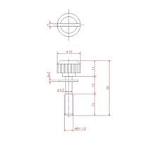 ジョー・プリンス竹下 Hー50ー3 脱落ビス M6 1040501403 1セット(50個)（直送品）