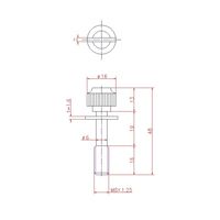 ジョー・プリンス竹下 Hー50ー5 脱落ビス M8 1040501405 1セット(50個)（直送品）
