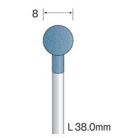 ミニター 研磨用ゴム砥石 WA ハード #220 φ8 DB3263 1パック(10本)（直送品）