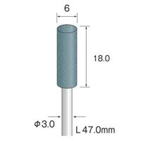 ミニター FR砥石 ハード #60 φ6 DE1061 1パック(5本)（直送品）