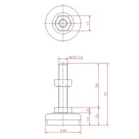 ジョー・プリンス竹下 Hー65ー2 スーパーグライズ M10×50mm 1040651202 1セット(20個)（直送品）